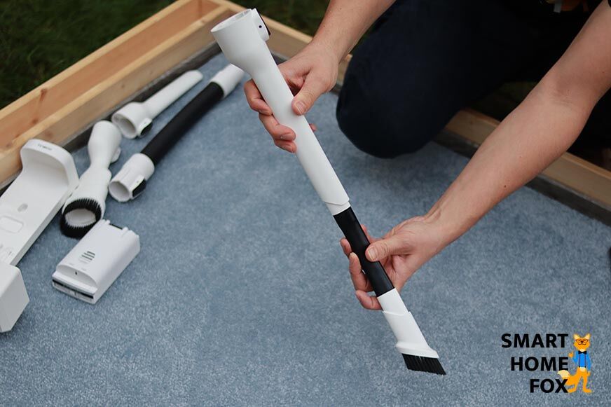 The flexible long crevice nozzle